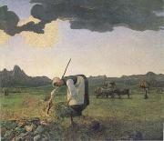 Giovanni Segantini The Hay Harvest (mk09) Spain oil painting artist